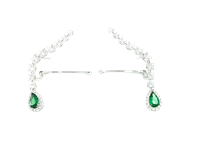 Ohrringe Valentina Callegher Dame in Weißgold Smeraldo 0.90 Ct 11921FISSM - 11921FISSM